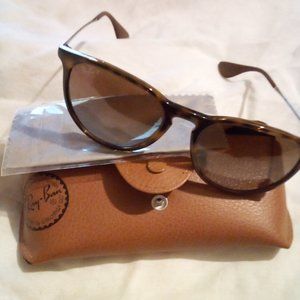 SOLD vintage ray bans "erika" tan/brown FOR PARTS